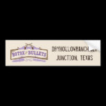Botox and Bullets Bumper Sticker bumper stickers
