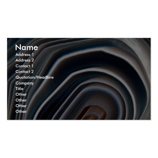 Botswana agate business card template (front side)