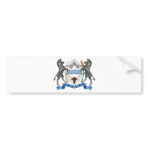 Botswana coat of arms bumper stickers by sergemayifuila Botswana coat of arms bumper stickers