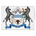 Botswana coat of arms cards