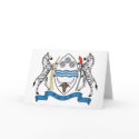 Botswana Coat of Arms Greeting Card