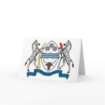 Botswana Coat of Arms Greeting Card by FlagTshirts Botswana Coat of Arms Greeting Card