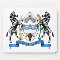 Botswana coat of arms mousepads by sergemayifuila Botswana coat of arms mousepads