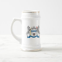 Botswana Coat of Arms Mug by FlagTshirts Botswana Coat of Arms Mug