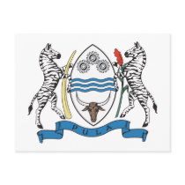Botswana Coat of Arms Postcard