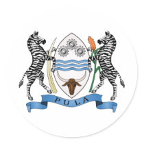 Botswana coat of arms stickers by sergemayifuila Botswana coat of arms stickers