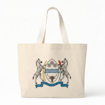 Botswana Coat of Arms Tote Bag by FlagTshirts Botswana Coat of Arms Tote Bag