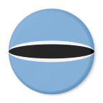 Botswana Fisheye Flag Magnet