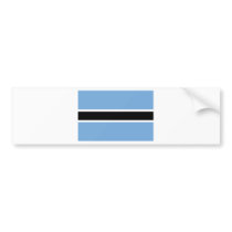 Botswana Flag bumper stickers