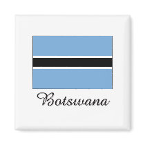 Botswana Flag Design magnets