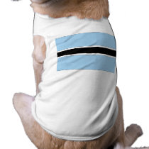 Botswana Flag pet clothing by flagshirts Botswana Flag pet clothing
