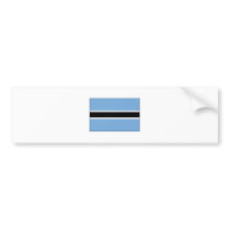 Botswana FLAG International bumper stickers by flagshirt Botswana FLAG International bumper stickers