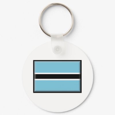 Botswana Flag Keychains by jacinto888