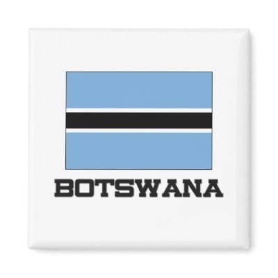 Botswana Flag Magnets by tshirtshirts