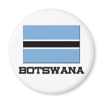 Botswana Flag magnets