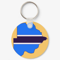 Botswana flag map keychains by FlagStore Botswana flag map keychains