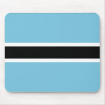 Botswana Flag Mousepad