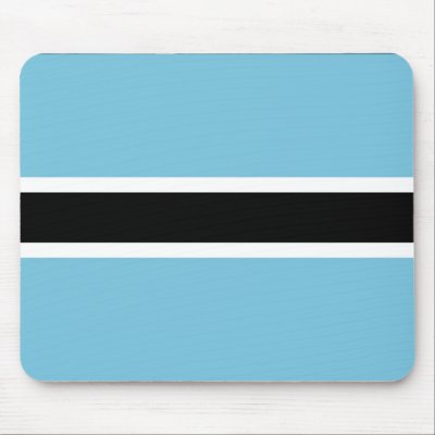 Botswana Flag Mousepad by jacinto888