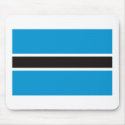 Botswana Flag Mousepad by FlagTshirts Botswana Flag Mousepad