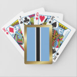 Botswana Flag Playing Cards playing cards