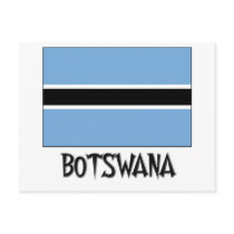 Botswana Flag postcards