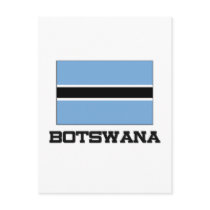 Botswana Flag postcards
