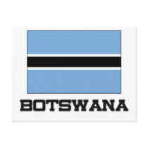 Botswana Flag postcards