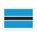 Botswana Flag Postcard