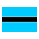 Botswana Flag posters by coolcountry Botswana Flag posters