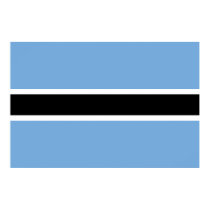 Botswana Flag Poster posters by FlagsFlagsFlags Botswana Flag Poster posters