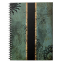 Botswana Flag Spiral Notebooks