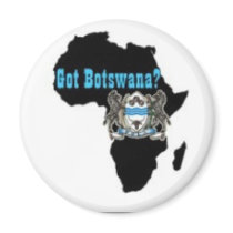 Botswana Flag T-Shirt & Etc magnets