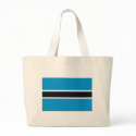Botswana Flag Tote Bag by FlagTshirts Botswana Flag Tote Bag