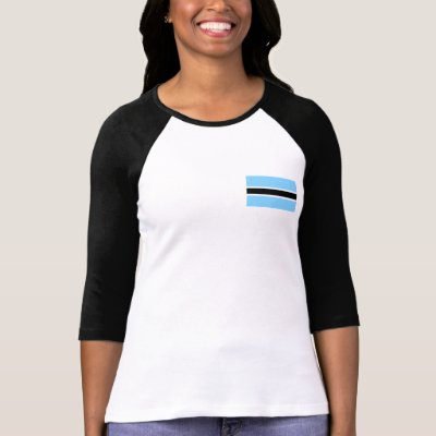 Botswana Flag Shirt by CulturalPerspective3