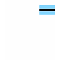 Botswana Flag t-shirts