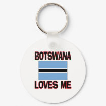 Botswana Loves Me keychains by flagshirt Botswana Loves Me keychains