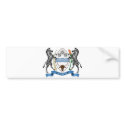 Botswana Official Coat Of Arms Heraldry Symbol bumper stickers by inquester Botswana Official Coat Of Arms Heraldry Symbol bumper stickers