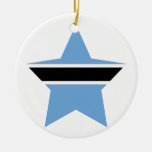 Botswana Star Christmas Tree Ornaments