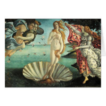 Botticelli - Birth of Venus Greeting Cards