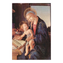 Botticelli-Madonna teaches the child Jesus posters