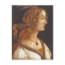 Botticelli, Sandro Portr?t einer jungen Frau (Simo postcards by rahulbiswas Botticelli, Sandro Portr?t einer jungen Frau (Simo postcards