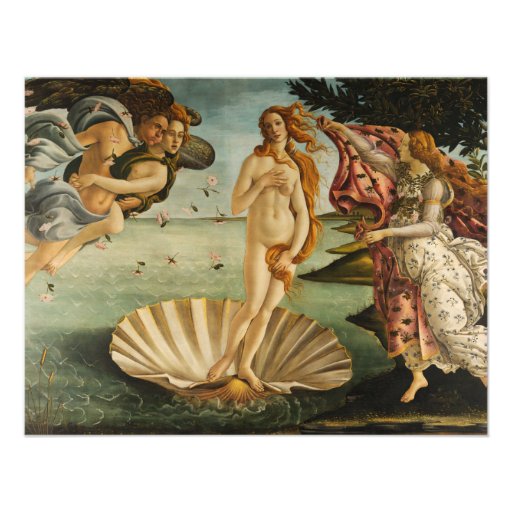 Botticelli The Birth of Venus Invitations