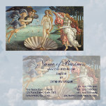 Botticelli's Birth of Venus Business Card Template
