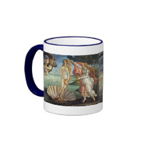 Botticelli's Birth of Venus mugs by MasterpieceCafe Botticelli's Birth of Venus mugs