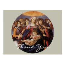 Botticelli's Madonna and Child Postcard