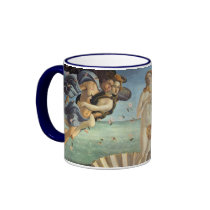 Botticelli's The Birth of Venus mugs by MasterpieceCafe Botticelli's The Birth of Venus mugs