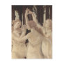 Botticelli's Three Graces Postcard