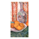 Bottle and lemons on a plate by van Gogh photo cards