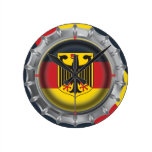 Bottle Cap Germany Flag Wall Clock