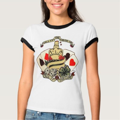 Bottle Design Shirts by SubkultDesigns. Traditional tattoo flash t-shirt 